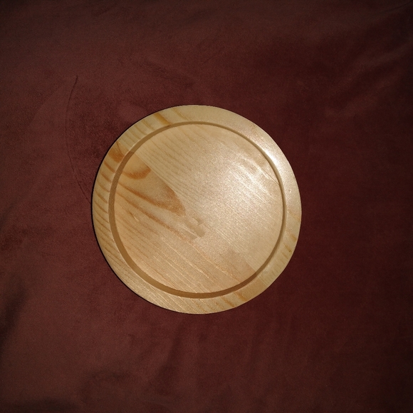 Crescent Moon Tray Set Sun Lunar Solar Eclipse Trays Natural Wood Crystal Dish - Picture 9 of 11